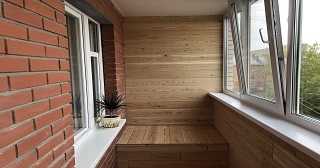 Отделка, остекление, утепление балконов в Лениногорске от 211 руб. м/2.
