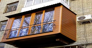 Внешняя отделка балкона Лениногорск цена от 1053 руб. м/2.